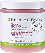 Hair Mask - Biolage R.A.W. Re-Hab Clay Mask — photo N6