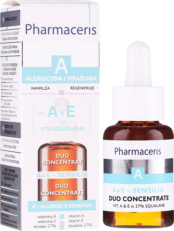 A and E Vitamins Duo Concentrate - Pharmaceris A A&E Sensilix Duo Concentrate — photo N1