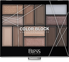 Eyeshadow Palette - Bless Beauty Color Block Eye Shadow Palette (05) — photo N5