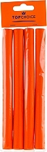 Fragrances, Perfumes, Cosmetics Hair Curlers L, orange, 4 pcs - Top Choice