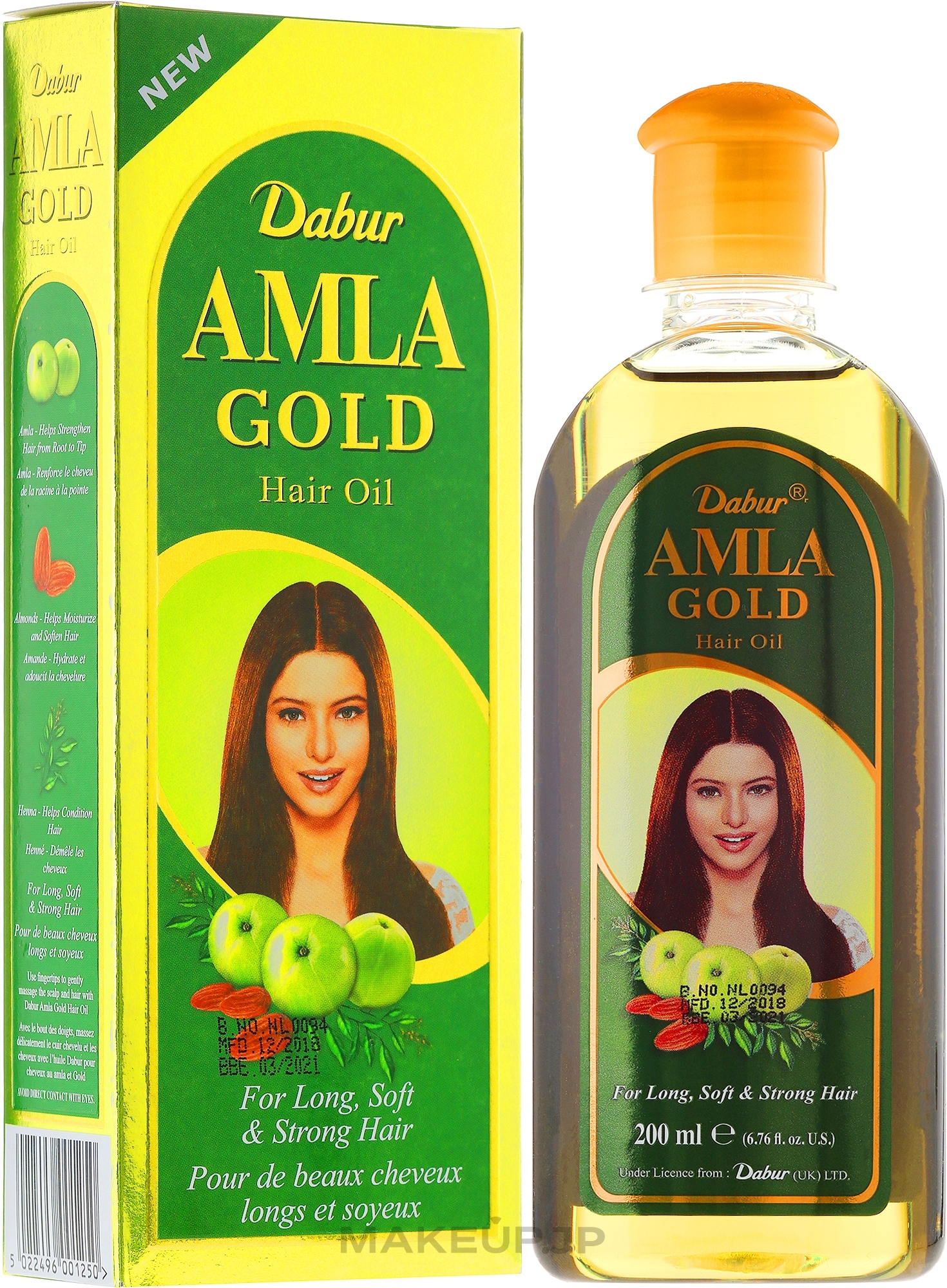 Hair Oil "Golden" - Dabur Amla Gold Hair Oil — photo 200 ml