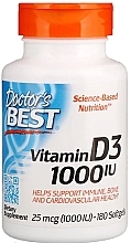 Vitamin D3 1000IU, softgels - Doctor's Best — photo N5