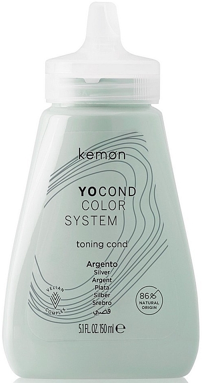 Toning Silver Conditioner - Kemon Yo. Cond Silver Toning Kond — photo N3