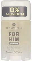 Fragrances, Perfumes, Cosmetics Gel Deodorant Stick for Men - Dermaflora For Him Serenity Natural Gel Stick