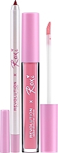 Set - Makeup Revolution x Roxi Cherry Blossom Lip Set (lip/pencil/1g + lip/gloss/3ml) — photo N10