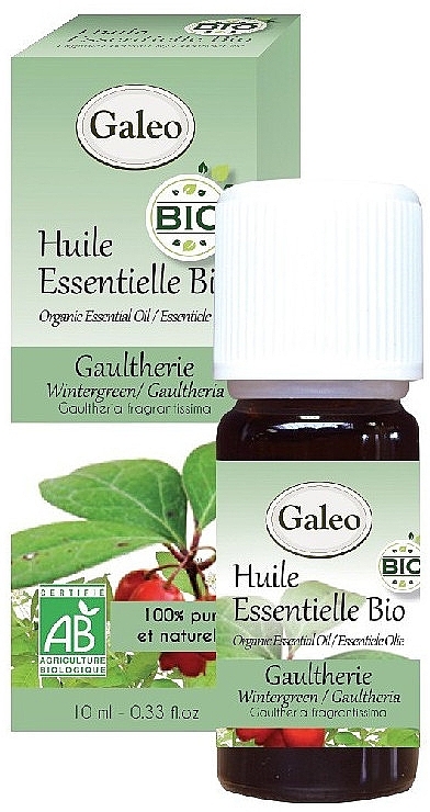 Organic Wintergreen Essential Oil - Galeo Organic Essential Oil Gaultherie — photo N1