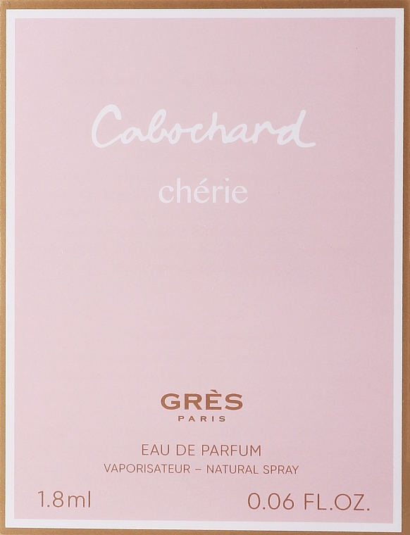 GIFT! Gres Cabochard Cherie - Eau de Parfum (sample) — photo N1