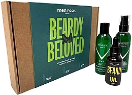 Set - Men Rock Beardy Beloved Kit (b/wash/100ml + b/balm/100ml + b/oil/30ml) — photo N2