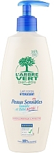 Sensitive Skin Moisturizing Lotion - L'Arbre Vert Sensitive Skin Body Milk — photo N1