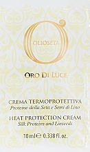 Thermal Protection Cream with Silk & Linseed Proteins - Barex Italiana Olioseta Oro Di Luce Heat Protection Cream (mini) — photo N1