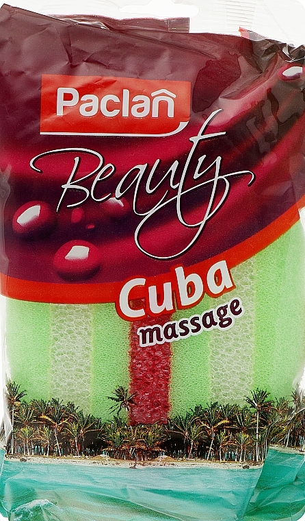 Bath Sponge "Cuba" - Paclan Beauty Cuba Massage — photo N1