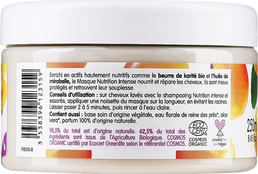 Repairing, Protecting, and Nourishing Mask for Dry and Damaged Hair with Mirabelle Oil - Coslys Hair Care Hair Repairing Mask with Mirabelle — photo N4