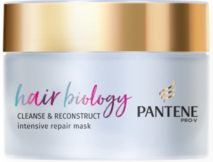 Hair Mask - Pantene Pro-V Hair Biology Cleanse & Reconstruct Intensive Repair Mask — photo N1