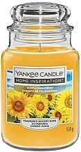 Fragrances, Perfumes, Cosmetics 瓶に入った香りのキャンドル - Yankee Candle Home Inspiration Sunflower Fields