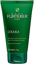 Tinted Shampoo for Gray and White Hair - Rene Furterer Okara Mild Silver Shampoo  — photo N1