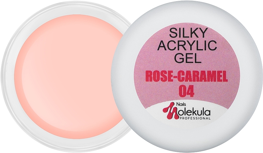 Acrylic Gel - Nails Molekula Silky Acrylic Gel Rose-Caramel — photo N6