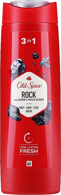 Shampoo & Shower Gel - Old Spice Rock 3in1 — photo N1