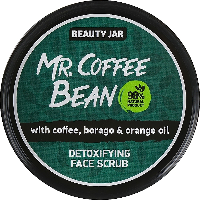 Mr. Coffee Bean Detox Face Scrub - Beauty Jar Detoxifying Face Scrub — photo N1