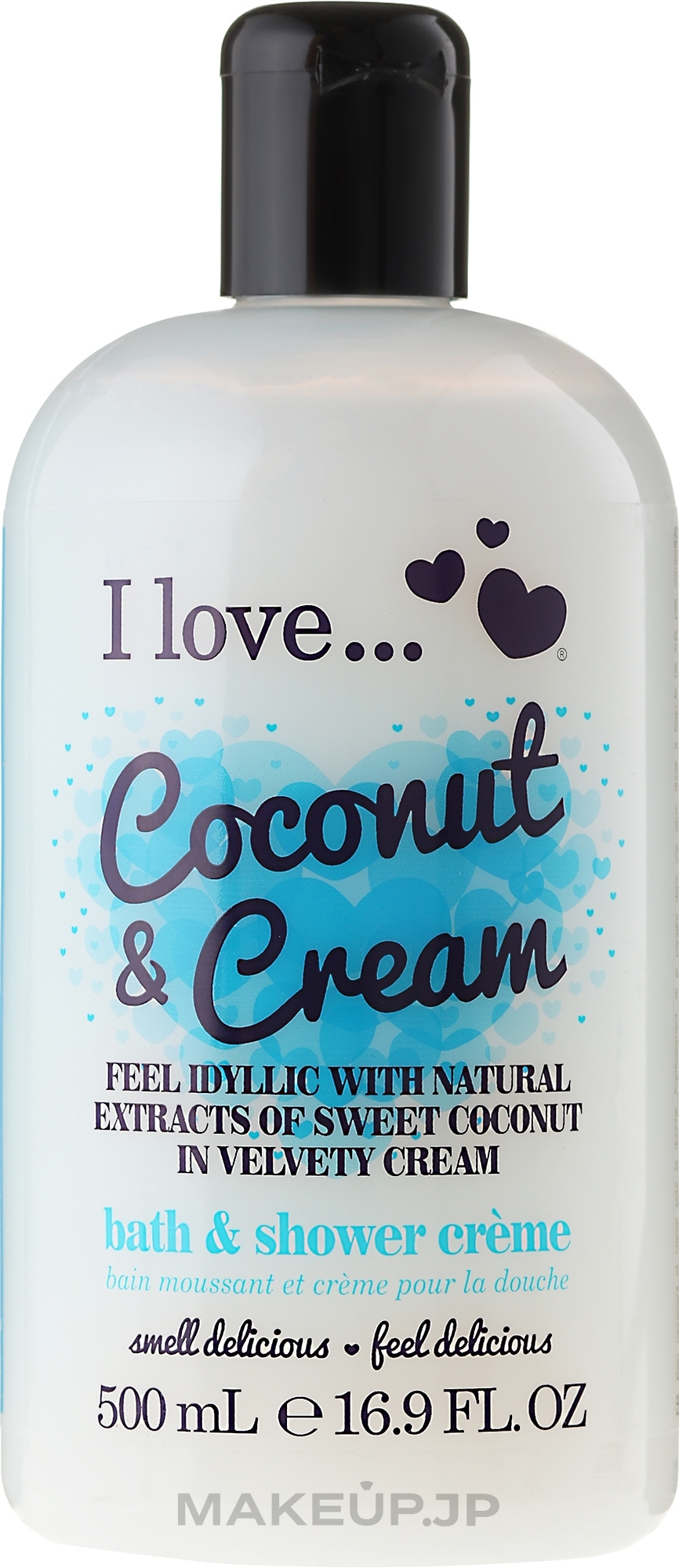 Bath & Shower Cream - I Love... Coconut & Cream Bubble Bath And Shower Creme  — photo 500 ml