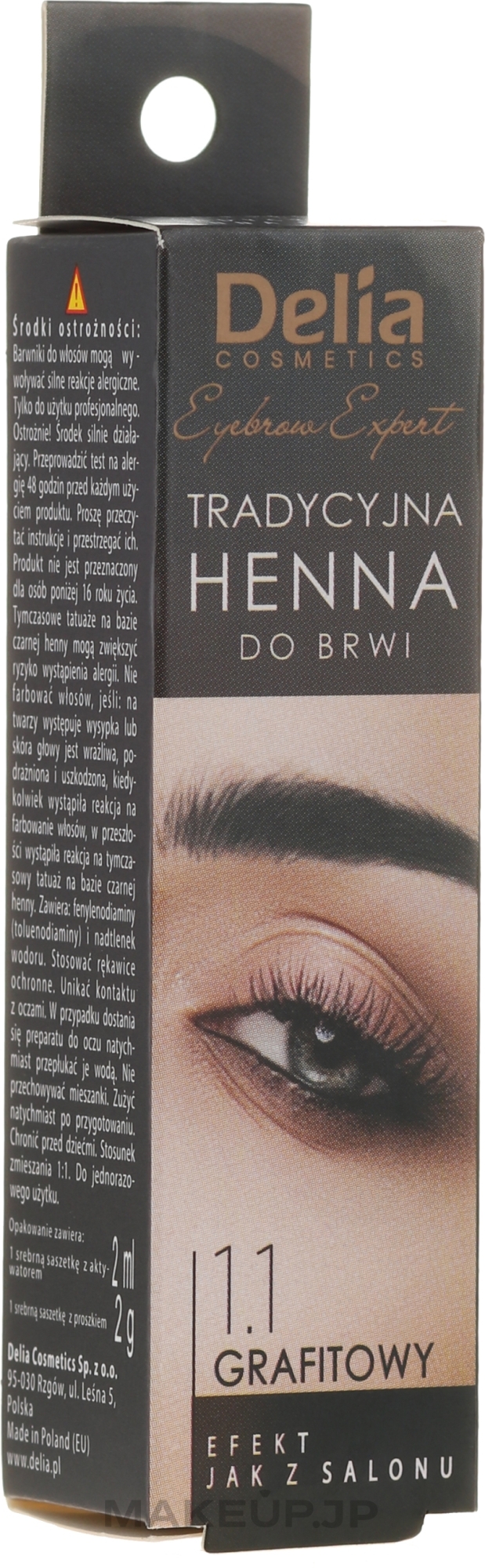 Traditional Brow Henna - Delia Hanna Traditional — photo 1.1 Gray