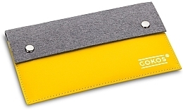 Makeup Bag "Sunny Yellow" - Gokos Wallet Leather — photo N1