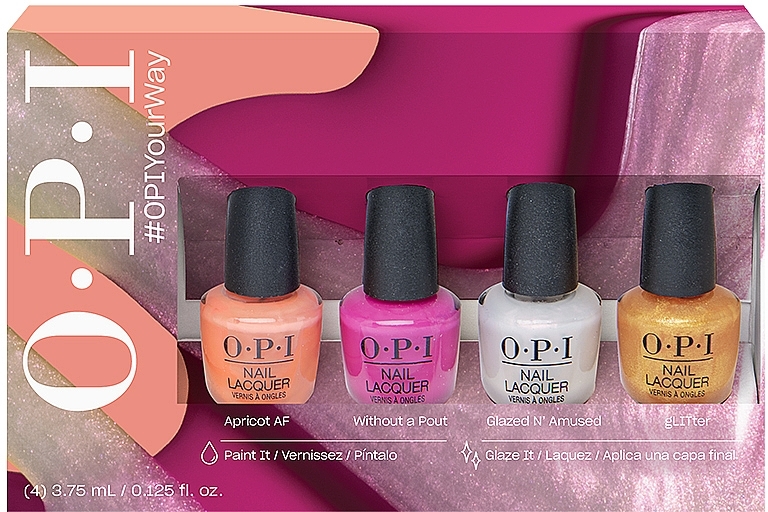 セット - OPI Spring 2024 Your Way Collection Nail Lacquer (nail/polish/4x3,75ml)	 — photo N1