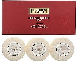 The Merchant Of Venice Sicilian Citruses - Set (soap/3x100g) — photo N1