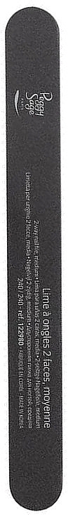 Double-Sided Nail File 240/240, black - Peggy Sage 2-way Medium Washable Nail File — photo N7