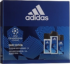 Fragrances, Perfumes, Cosmetics Adidas UEFA Dare Edition - Set (sh/gel/250ml + deo/75ml + deo/spray/150ml)