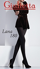 Tights "Lana" 180 Den, nero - Giulietta — photo N4