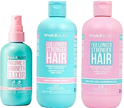 Fragrances, Perfumes, Cosmetics Hair Growth Stimulating & Strengthening Set - Hairburst For Longer Stronger Hair Trio (shm/350ml+cond/350ml+spr/125ml)