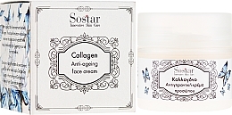 Fragrances, Perfumes, Cosmetics Anti-Aging Face Cream with Collagen - Sostar Antiageing Collagen Face Cream