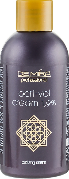 Oxidizing Emulsion 1.9% - Demira Professional Acti-Vol Cream — photo N4