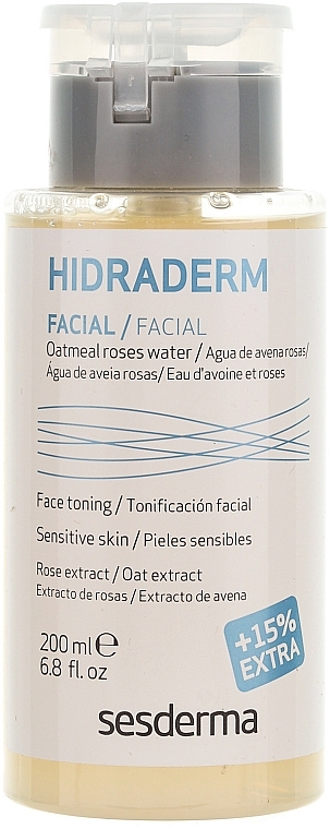 Face Tonic for Sensitive Skin - SesDerma Laboratories Hidraderm Oatmeal & Rose Water — photo N5