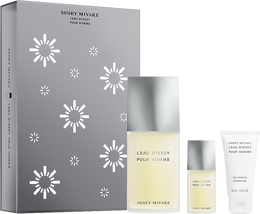 Issey Miyake L'Eau D'Issey Pour Homme - Set (edt/125ml + sh/gel/50ml + edt/mini/15ml) — photo N1