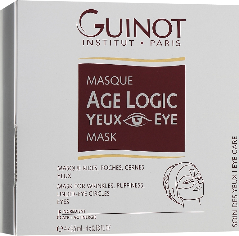 Rejuvenating Eye Mask - Guinot Age Logic Eye Mask — photo N1