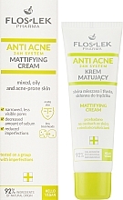 Face Cream - Floslek Mattifying Mixed Oily And Acne-prone Skin Cream — photo N5