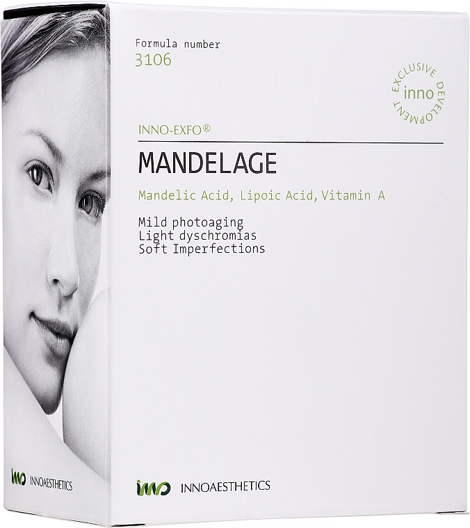 Chemical Peeling with Mandelic Acid - Innoaesthetics Inno-Exfo Mandelage — photo N2