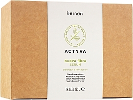 Reconstructing Hair Serum - Kemon Actyva Nuova Fiber Serum — photo N1