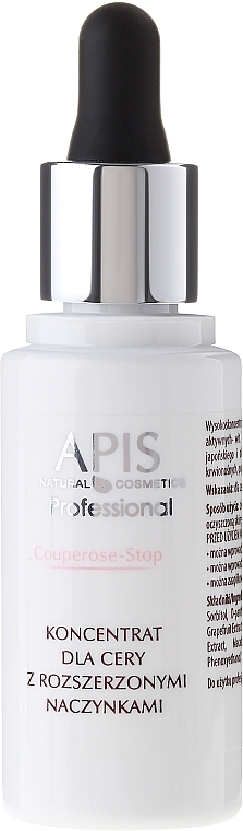 Concentrate for Skin Prone to Capillary Problems - APIS Professional Couperose-Stop Concentrate — photo N1