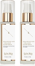 Set - Eclat Skin London Hyaluronic Acid & Collagen (f/ser/2x60ml) — photo N2