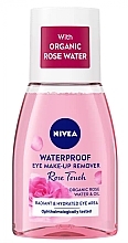 Biphase Makeup Remover Water - Nivea Rose Touch Waterproof Eye Make-Up Remover — photo N1