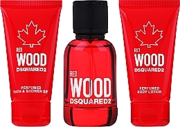 Dsquared2 Red Wood - Set (edt/50ml + sh/gel/50ml + b/lot/50ml) — photo N17