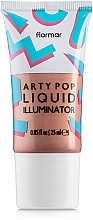 Fragrances, Perfumes, Cosmetics Liquid Highlighter - Flormar Arty Pop Liquid Illuminator