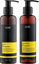 Fragrances, Perfumes, Cosmetics Set - Soie For Radiance Skin (gel/200ml + lot/200ml)