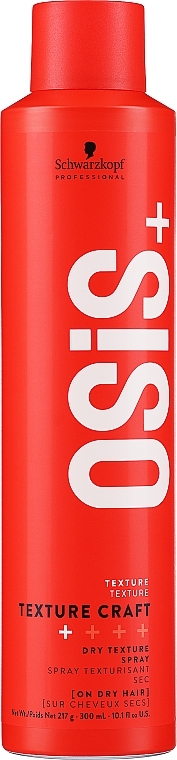 Texturizing Hair Dry Spray - Schwarzkopf Professional Osis+ Texture Craft — photo N1