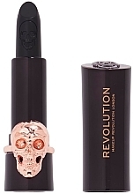Fragrances, Perfumes, Cosmetics Lipstick - Makeup Revolution Midnight Kiss Lipstick With Skull Ring