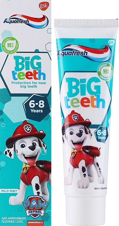 Toothpaste 'My Big Teeth' - Aquafresh PAW Patrol — photo N2