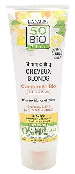 Shampoo - So'Bio Cheveux Blonds Shampoo — photo N1