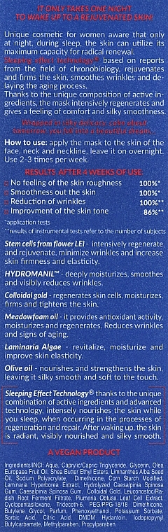 Restoring Face Mask - Floslek Skin Care Expert Overnight Intense Regenerating Mask — photo N9